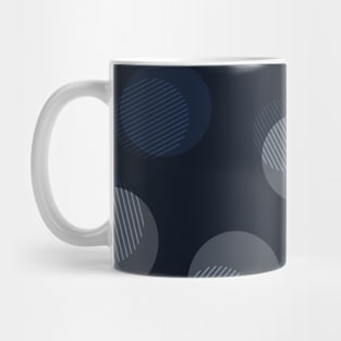 Blue circle Mug